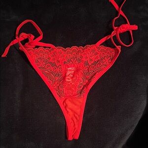 Elegant Red Lace Women's Intimate